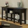 Shaker Cottage Mission Black Console Table